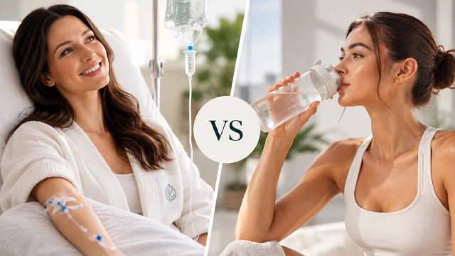 iv drip vs oral rehydration
